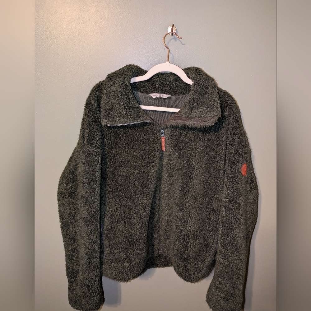 Alpine Sherpa Zip Front Jacket XLarge